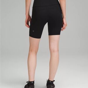 Lululemon Athletica Black High-Rise Bike Shorts